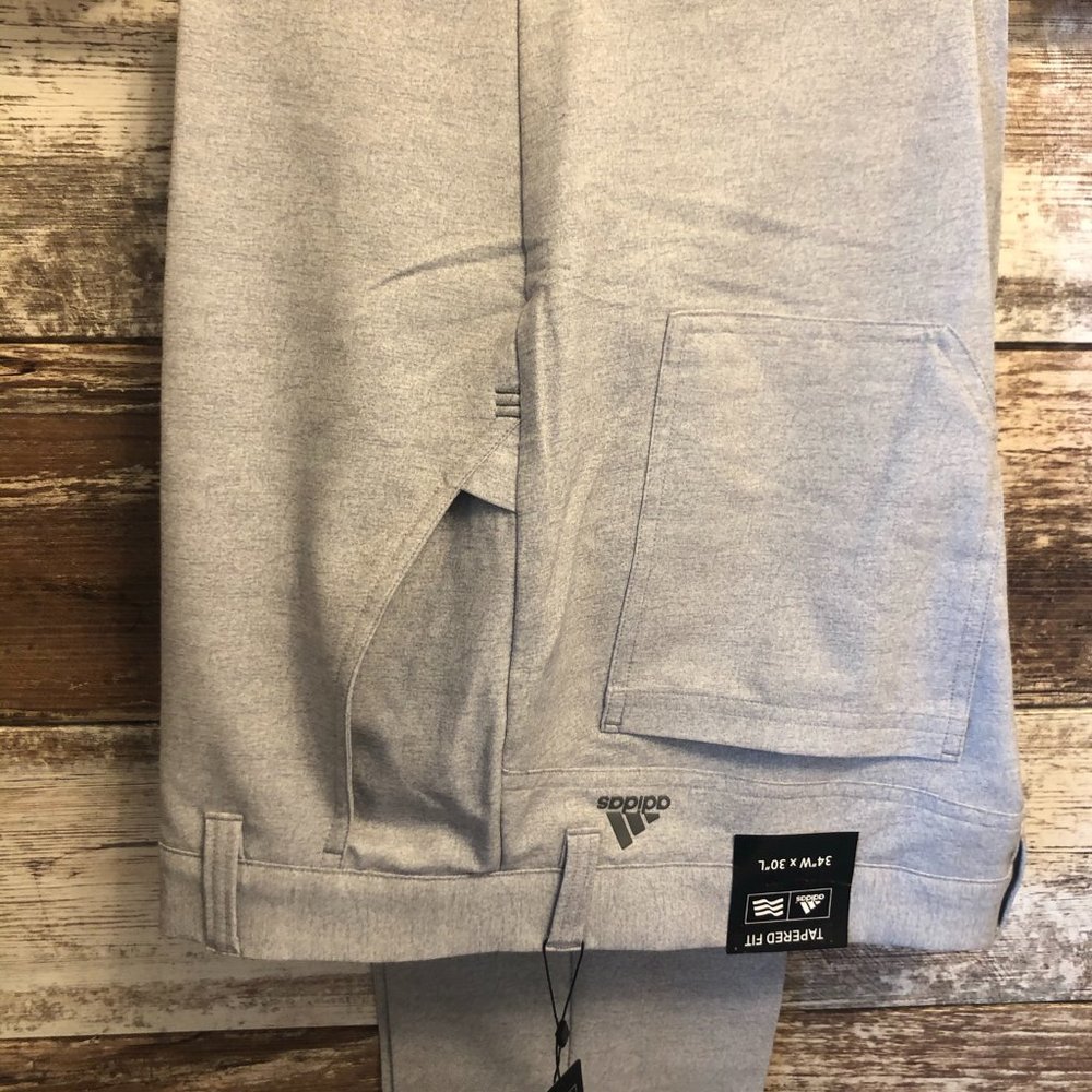 NWT Adidas Gray Tapered Pants